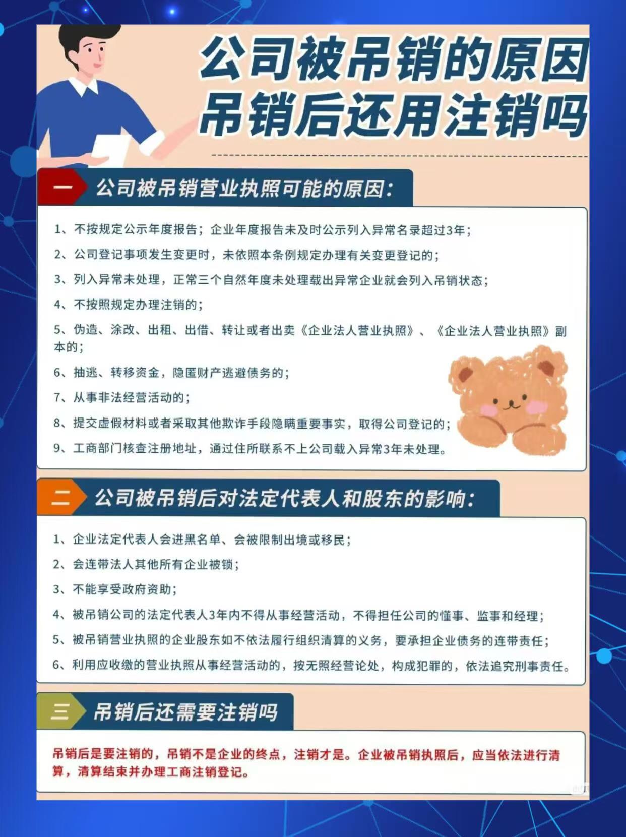 公司被吊销的原因！吊销后还用注销吗？